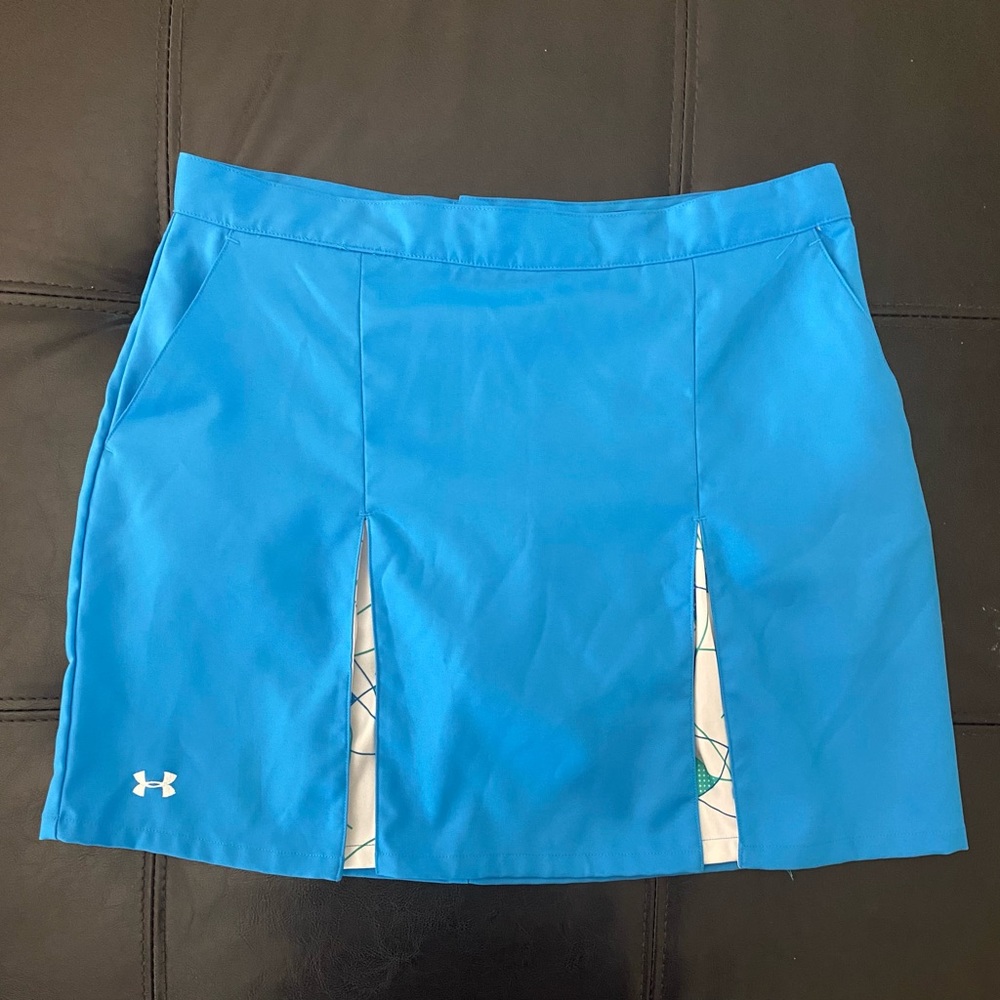 Under Armour Performance Women's SZ 6 Blue Golf Tennis Skirt Skort NWOT $65.